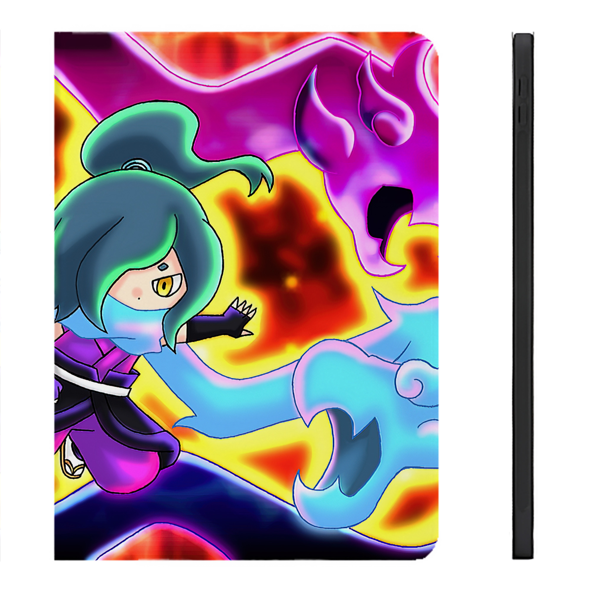 （画像用） 妖怪ウォッチ Yo-kai Watch IPadケース ペンホルダー付き ブックスタイルデザイン